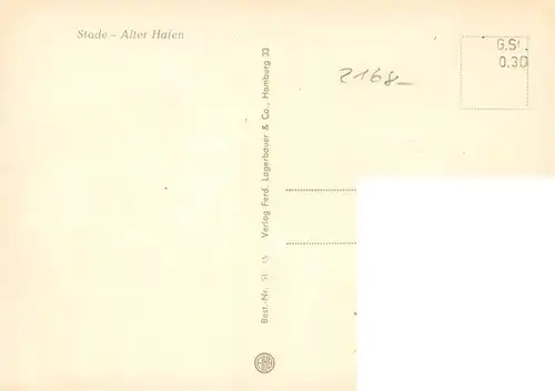 AK / Ansichtskarte  Stade__Niederelbe am Alten Hafen 