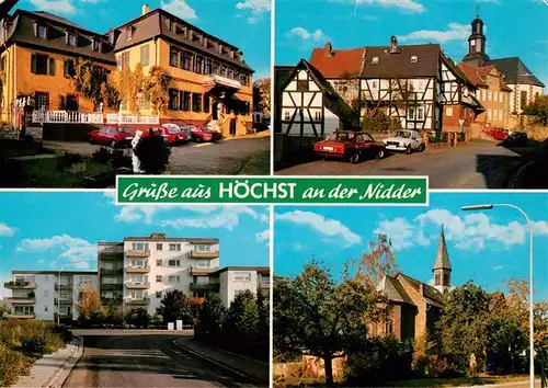 AK / Ansichtskarte 73876243 Hoechst_Nidder Ortspartien Kirche Hoechst_Nidder