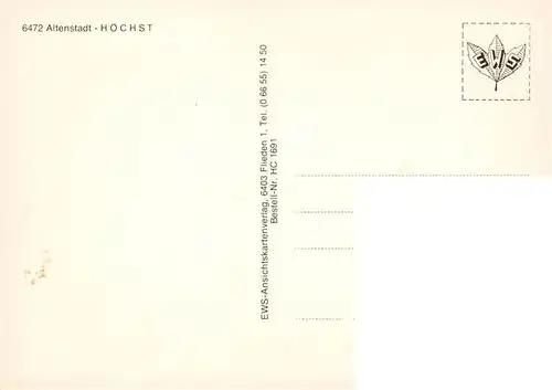 AK / Ansichtskarte  Hoechst_Nidder Ortspartien Kirche Hoechst_Nidder