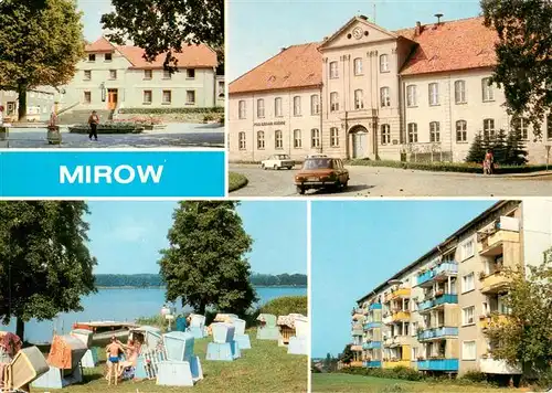 AK / Ansichtskarte 73876244 Mirow Markt Etkar Andre Oberschule Am Mirower See Neubauten Mirow