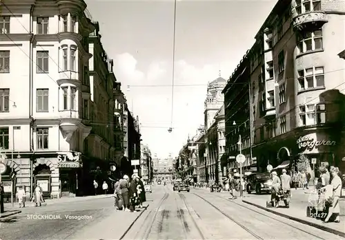 AK / Ansichtskarte  Stockholm Vasagatan Stockholm