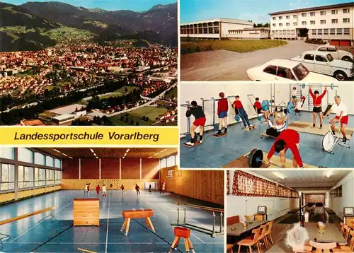 AK / Ansichtskarte  Vorarlberg_AT Landessportschule Sporthalle Kegelbahn Gymnastikraum 