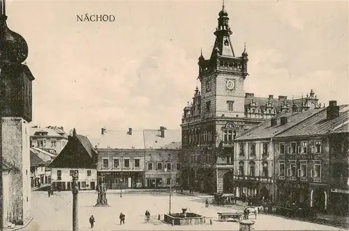 AK / Ansichtskarte  Nachod_CZ Stadtplatz 