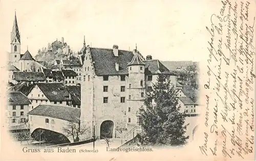 AK / Ansichtskarte  Baden__AG Landvogteischloss 