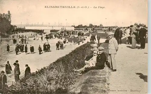 AK / Ansichtskarte  Elisabethville_Aubergenville_78_Yvelines La plage 