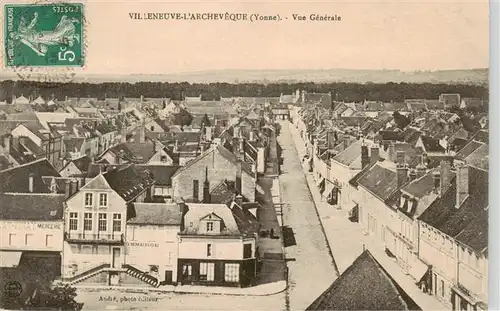 AK / Ansichtskarte  Villeneuve-l_Archeveque_89_Yonne Vue générale 