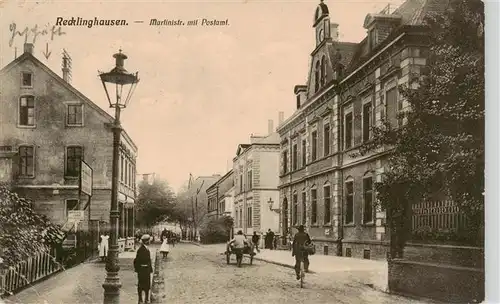 AK / Ansichtskarte  Recklinghausen__Westfalen Martinistrasse mit Postam 