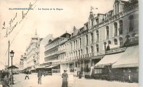 AK / Ansichtskarte  Blankenberghe Le Centre et la Digue Blankenberghe