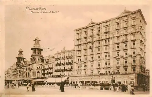 AK / Ansichtskarte  Blankenberghe Casino et Grand Hôtel Blankenberghe