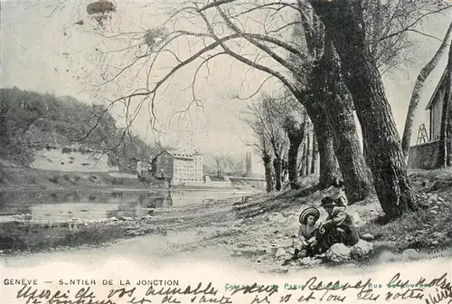 AK / Ansichtskarte  Geneve_GE Sentier de la jonction Geneve_GE