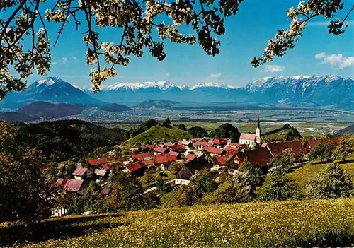 AK / Ansichtskarte  Fraxern mit 3 Schwestern und Schweizer Bergen Fraxern