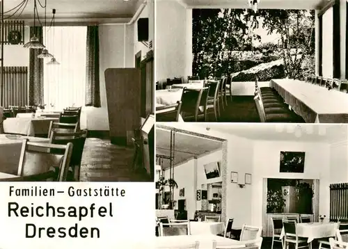 AK / Ansichtskarte 73876368 Dresden_Elbe Familien Gaststaette Reichsapfel Gastraeume 
