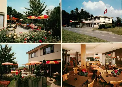 AK / Ansichtskarte  St_Gallenkappel Cafe Restaurant Waldegg Gaststube Terrasse St_Gallenkappel