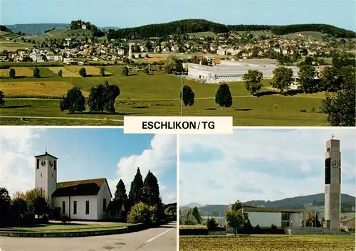 AK / Ansichtskarte  Eschlikon Panorama Kirchen Eschlikon