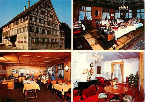 AK / Ansichtskarte  Ermatingen_Untersee Hotel Adler Gastraeume Ermatingen Untersee