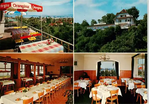 AK / Ansichtskarte  Ermatingen_Untersee Hotel Restaurant Schoenhalde Seeblick Gastraeume Terrasse Ermatingen Untersee