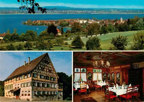 AK / Ansichtskarte  Ermatingen_Untersee Panorama Hotel Adler Gaststube Ermatingen Untersee