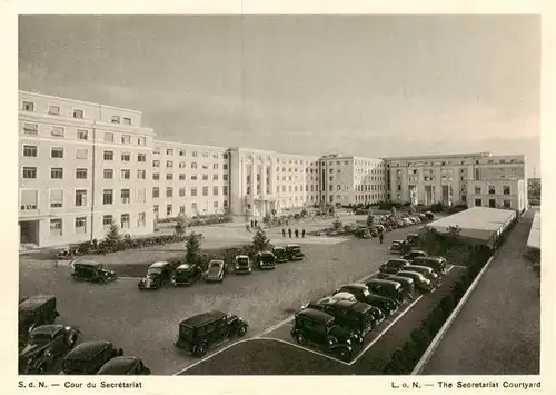 AK / Ansichtskarte  Geneve_GE Cour du Secretariat Geneve_GE