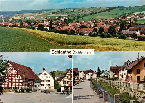 AK / Ansichtskarte  Schlaathe_Schleitheim_SH Panorama Fachwerkhaeuser Ortspartie 