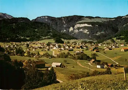 AK / Ansichtskarte 73876430 Andelsbuch_Vorarlberg Panorama mit Klausberg Andelsbuch Vorarlberg