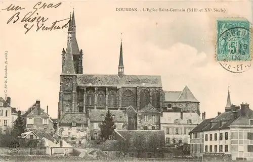 AK / Ansichtskarte  Dourdan_91_Essonne Eglise Saint Germain 
