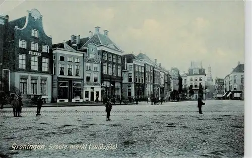 AK / Ansichtskarte  Groningen_NL Groote markt 