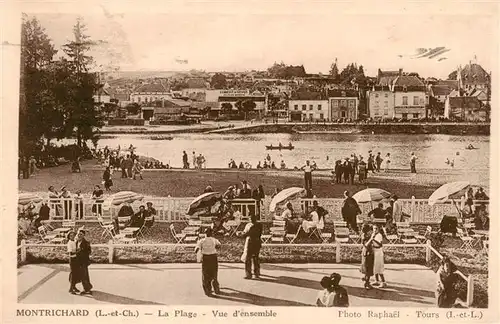 AK / Ansichtskarte  Montrichard_41_Loir-et-Cher La Plage Vue d'ensemble 