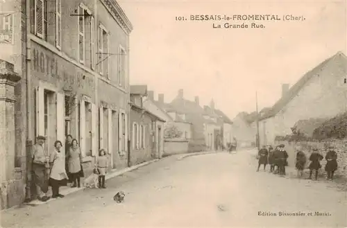 AK / Ansichtskarte  Bessais-le-Fromental_18_Cher La Grande Rue 