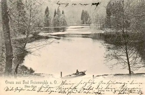 AK / Ansichtskarte  Bad_Freienwalde Gondelteich Bad_Freienwalde