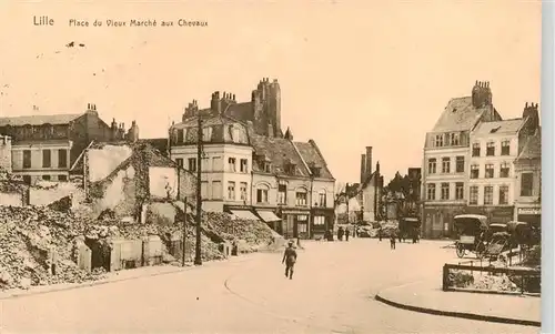 AK / Ansichtskarte  Lille_59 Place du Vieux Marche aux Chevaux 