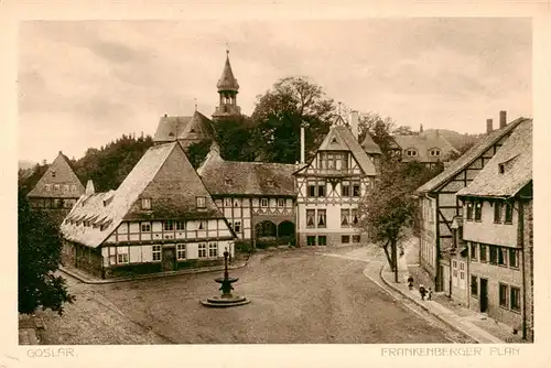 AK / Ansichtskarte  Goslar Frankenberger Plan Goslar