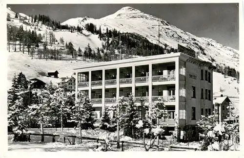 AK / Ansichtskarte  Davos-Dorf_GR Hotel Pension Sans Souci 