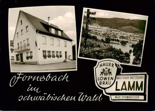 AK / Ansichtskarte 73876534 Fornsbach_Murrhardt Gasthaus Metzgerei Lamm Panorama 