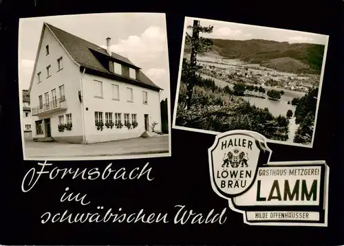 AK / Ansichtskarte  Fornsbach_Murrhardt Gasthaus Metzgerei Lamm Panorama 