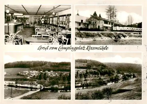 AK / Ansichtskarte  Weickersgrueben_Main Campingplatz Rossmuehle Restaurant Panorama Weickersgrueben Main