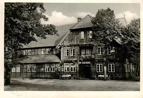 AK / Ansichtskarte  Hanstedt_Harburg_Elbe_Hamburg Otto Rieckmanns Gasthaus Zum Dorfkrug 