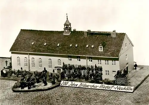 AK / Ansichtskarte 73876586 Neukoelln_Berlin Kirchensaal der Ev Bruedergemeinde 200 Jahre Blaeserchor Rixdorf 