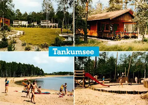 AK / Ansichtskarte 73876623 Isenbuettel_Niedersachsen Erholungsgebiet Tankumsee Strand Spielplatz 