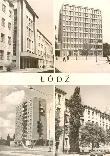 AK / Ansichtskarte 73876691 Lodz_Litzmannstadt_PL Politechnika Studium Jezyka Polskiego Dom Technika Uniwersytet 