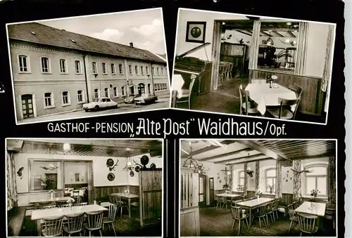 AK / Ansichtskarte 73876701 Waidhaus_Oberpfalz_Bayern Gasthof Pension Alte Post Gastraeume 