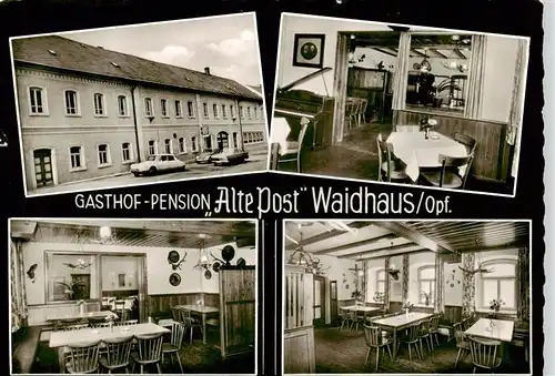 AK / Ansichtskarte  Waidhaus_Oberpfalz_Bayern Gasthof Pension Alte Post Gastraeume 