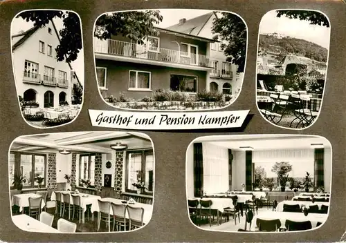 AK / Ansichtskarte  Schnaittach Gasthof und Pension Kampfer Gastraeume Terrasse Schnaittach