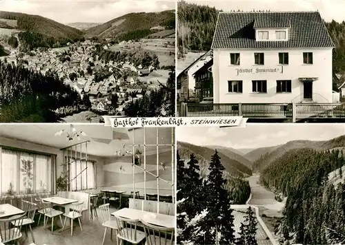 AK / Ansichtskarte 73876756 Steinwiesen Gasthof Frankenlust Gaststube Panorama Steinwiesen