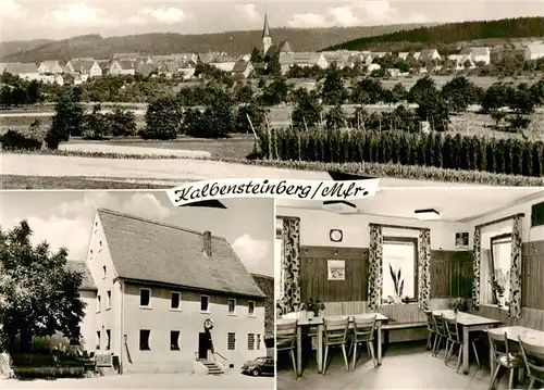 AK / Ansichtskarte  Kalbensteinberg Panorama Gasthof Zur Post Gaststube Kalbensteinberg