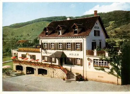 AK / Ansichtskarte 73876758 Glottertal_Schwarzwald Gasthaus Adler 