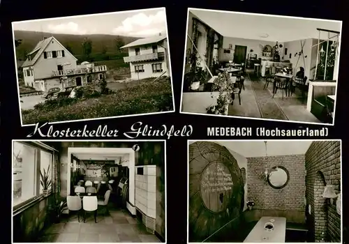 AK / Ansichtskarte  Medebach Klosterkeller Glindfeld Gastraeume Medebach