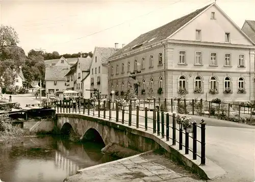 AK / Ansichtskarte  Trochtelfingen_Hohenzollern Gasthof zum Roessle Strassenpartie Trochtelfingen