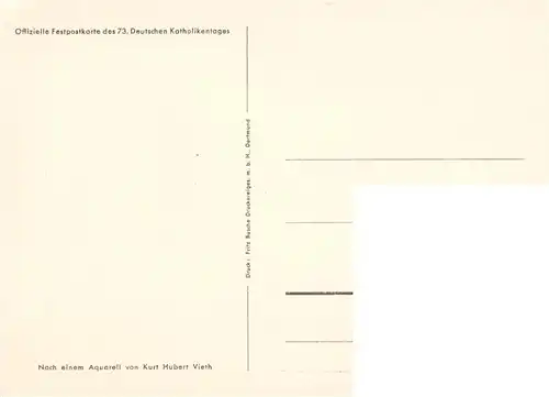 AK / Ansichtskarte 73876775 Bochum Deutscher Katholikentag 1949 Bochum