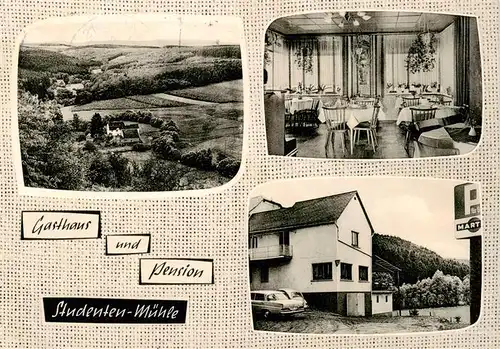 AK / Ansichtskarte 73876785 Nomborn Panorama Gasthaus Pension Studenten Muehle Nomborn