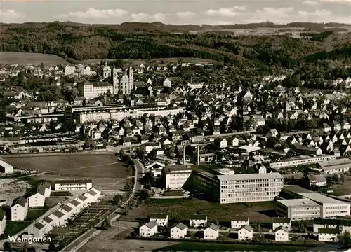 AK / Ansichtskarte 73876809 Weingarten_Baden Fliegeraufnahme Weingarten_Baden